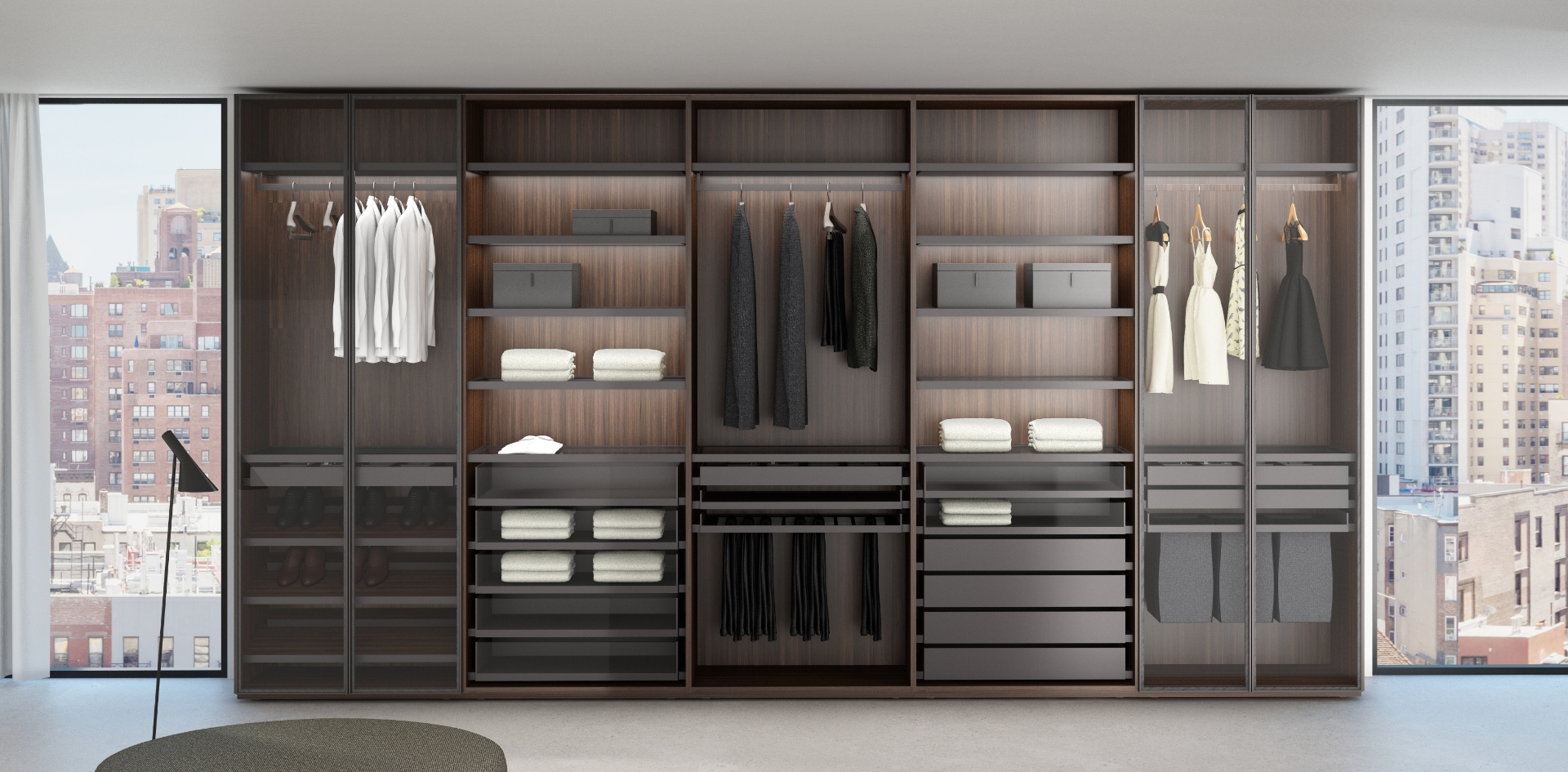 Wardrobe interior systems
